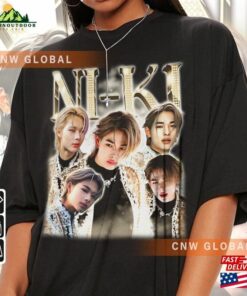 Enhypen Niki Kpop Shirt World Tour Fate 2023 Tee V1 Dark Blood Engene Hoodie Sweatshirt Classic