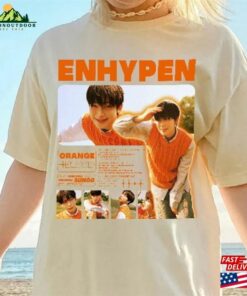 Enhypen Sunoo Orange Blood Shirt Engene Unisex Hoodie