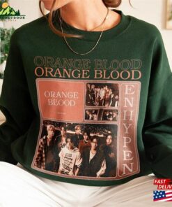 Enhypen Sweatshirt Orange Blood Kpop Album Merch V3 Korean Sweater T-Shirt