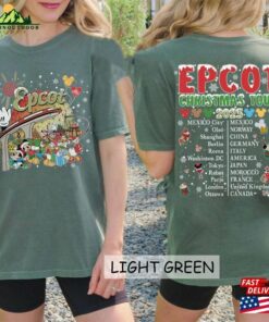 Epcot Christmas Tour 2023 Shirt Tee Disney Family Classic Sweatshirt Epcot Christmas Tour 2023 Shirt Tee Disney Family Classic Sweatshirt