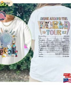 Epcot Drink Around The World Comfort Colors Shirt Snack Tour Classic T-Shirt