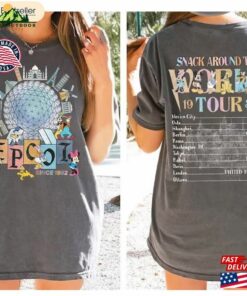 Epcot Drink Around The World Comfort Colors Shirt Snack Tour Classic T-Shirt