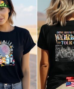 Epcot Drink Around The World Shirt T-Shirt Tour Sweatshirt Classic Epcot Drink Around The World Shirt T-Shirt Tour Sweatshirt Classic