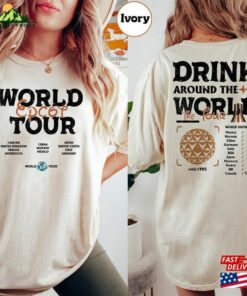 Epcot Drink Around The World Tour 2023 Shirt Center 1982 Sweatshirt Drinking Merch Unisex