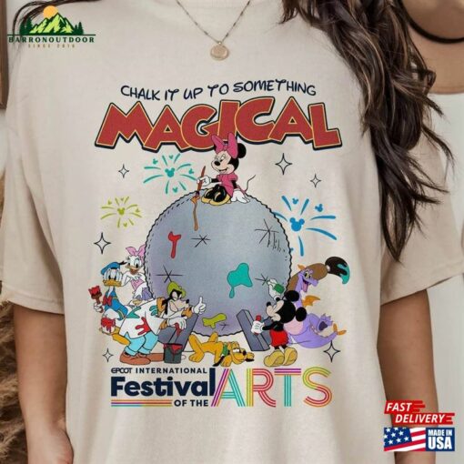 Epcot International Festival Of The Arts Shirt Mickey And Friend World Tour 2024 Shirts Classic Hoodie