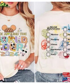 Epcot Snack Around The World Tour Shirt 2024 Showcase T-Shirt Unisex
