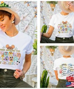 Epcot World Tour 2023 Shirt Drink Around The Tee Mickey And Friends Drinking Team Hoodie T-Shirt