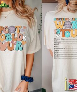 Epcot World Tour 2024 Shirt Drink Around The T-Shirt Showcase Tee Classic Sweatshirt