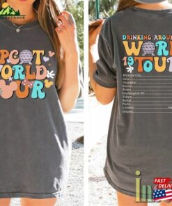 Epcot World Tour 2024 Shirt Drink Around The T-Shirt Showcase Tee Classic Sweatshirt