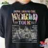 Epcot World Tour Comfort Colors Sweatshirt Around The Disneyland Shirt T-Shirt Hoodie