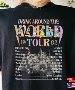 Epcot World Tour Comfort Colors Sweatshirt Around The Disneyland Shirt T-Shirt Hoodie