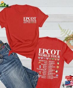 Epcot World Tour Disney Shirt Group Trip Hoodie T-Shirt