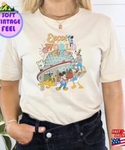 Epcot World Tour Shirt Cream Color Trip 2023 Classic T-Shirt Epcot World Tour Shirt Cream Color Trip 2023 Classic T-Shirt