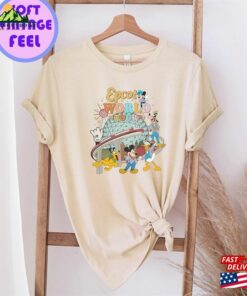Epcot World Tour Shirt Cream Color Trip 2023 Classic T-Shirt
