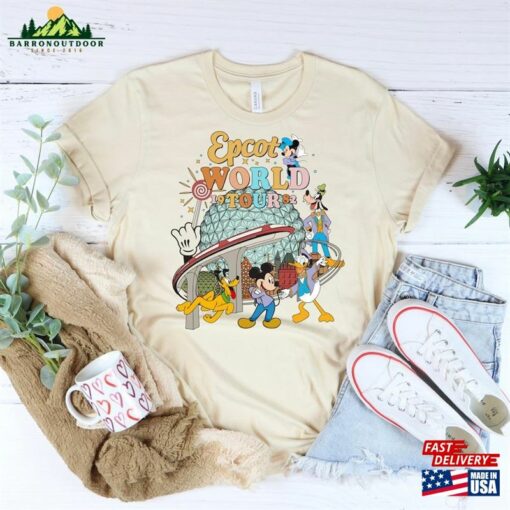 Epcot World Tour Shirt Flower And Garden Festival Disney T-Shirt Classic