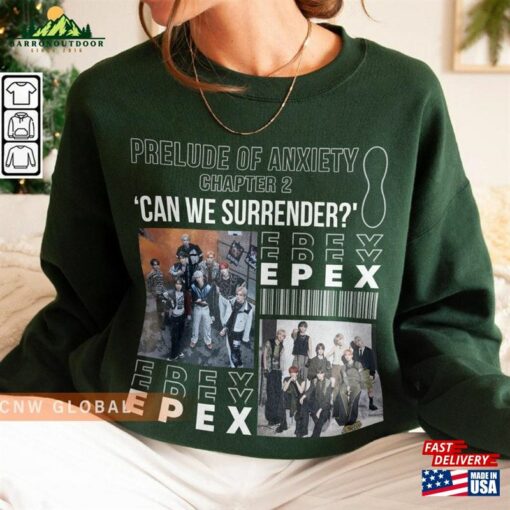 Epex Kpop Sweatshirt Prelude Of Anxiety Tee V0 Can We Surrender Merch Classic