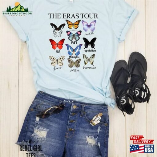 Eras Butterfly Tour Concert Shirt Ts Fan Unisex Sweatshirt