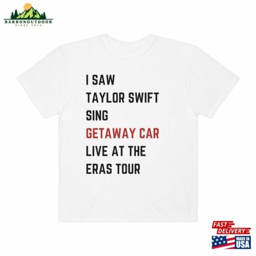 Eras Tour East Rutherford Nj Night 1 Taylor Swift T-Shirt 1989 Getaway Car Taylor’s Version A Lot Going On At The Moment Tee Classic Hoodie