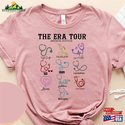 Eras Tour Medical Edition Shirt Stethoscope Registered Nurse 2024 Unisex Hoodie