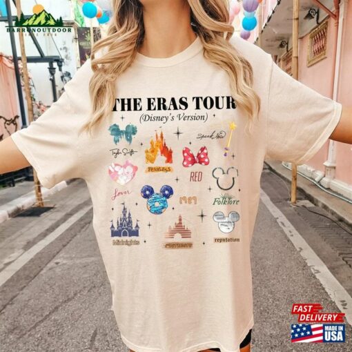 Eras Tour Mickey Mouse Shirt And Friends Retro Walt Disneyworld Hoodie Unisex