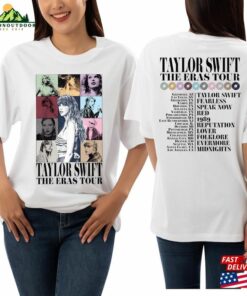 Eras Tour Shirt Front And Back Swiftie 2023 T-Shirt Classic