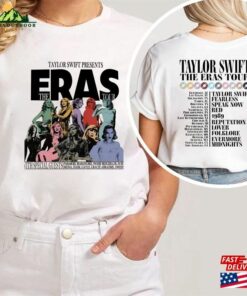 Eras Tour Shirt Taylor Front Hoodie Classic
