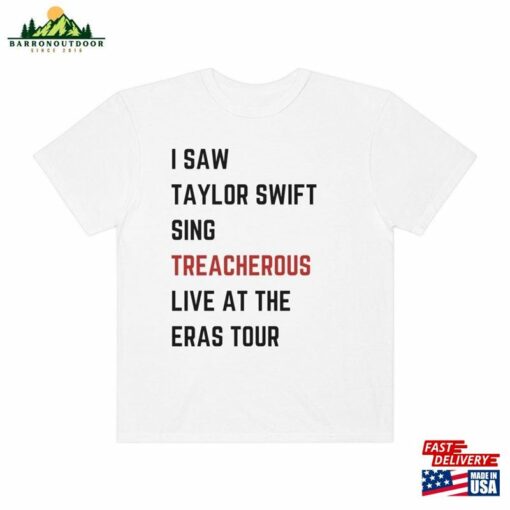 Eras Tour Tampa Fl Night 1 Taylor Swift Merch T-Shirt Red Treacherous Taylor’s Version A Lot Going On At The Moment Tee Sweatshirt