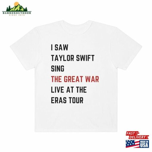 Eras Tour Tampa Fl Night 2 Taylor Swift Merch T-Shirt Midnights The Great War Taylor’s Version A Lot Going On At Moment Tee Classic Unisex