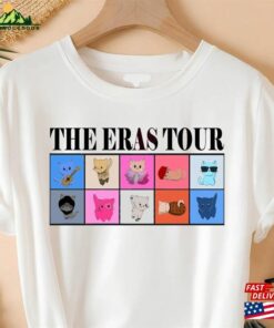 Eras Tour Taylor Cat Shirt Swiftie Print Hoodie T-Shirt