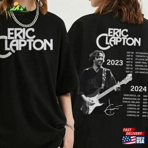 Eric Clapton 2023 Tour Shirt Fan Concert Hoodie Sweatshirt