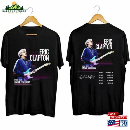 Eric Clapton 2023 Tour Shirt Retro T-Shirt Vintage Tee Classic