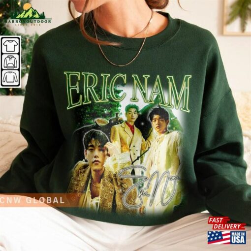 Eric Nam Kpop Sweatshirt House On A Hill Album Tee V0 World Tour 2023 Merch T-Shirt