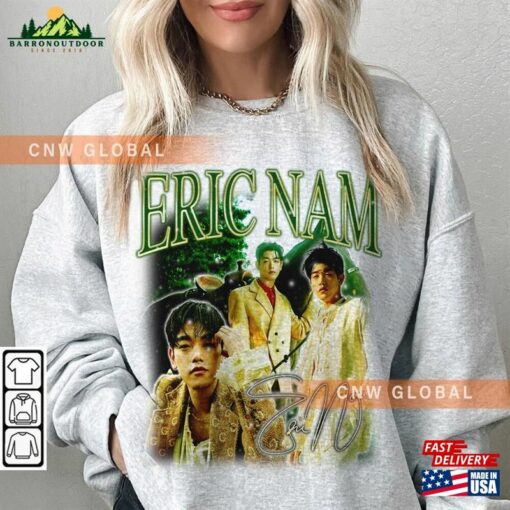 Eric Nam Kpop Sweatshirt House On A Hill Album Tee V0 World Tour 2023 Merch T-Shirt