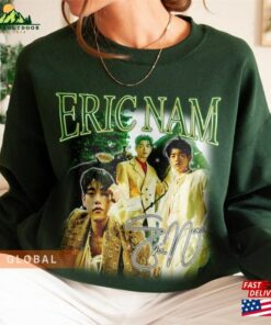Eric Nam Kpop Sweatshirt House On A Hill Album Tee V0 World Tour 2023 Merch Unisex Eric Nam Kpop Sweatshirt House On A Hill Album Tee V0 World Tour 2023 Merch Unisex