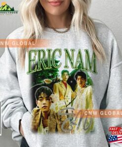 Eric Nam Kpop Sweatshirt House On A Hill Album Tee V0 World Tour 2023 Merch Unisex