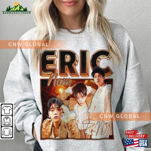 Eric Nam Kpop Sweatshirt House On A Hill Album Tee V1 World Tour 2023 Merch Classic