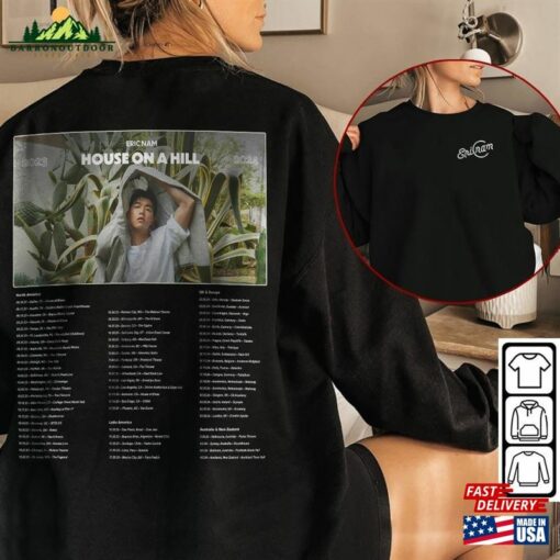 Eric Nam Kpop Sweatshirt House On A Hill World Tour 2023 Tee V1 Hoodie T-Shirt