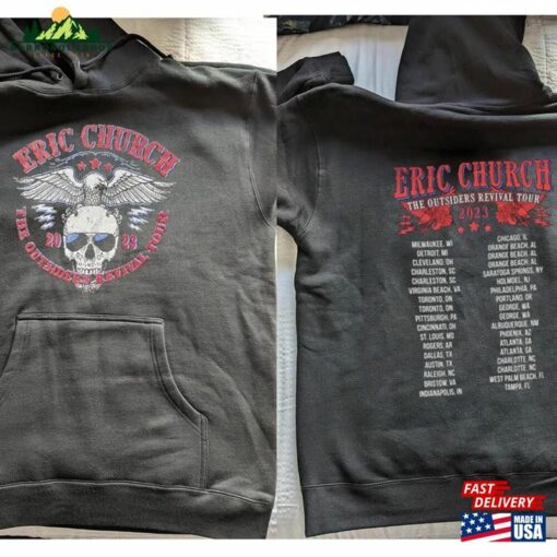 Eric The Outsiders Revial Tour 2023 Merch T Shirt T-Shirt Unisex