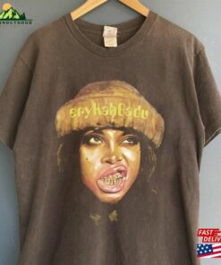Erykah 90S Music Rock Gifts For Fans Graphic Tour Shirt Unisex Classic