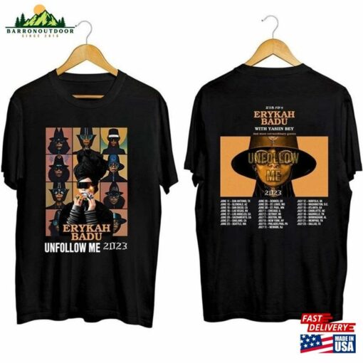 Erykah Badu Unfollow Me Tour 2023 Shirt Fan T-Shirt Unisex