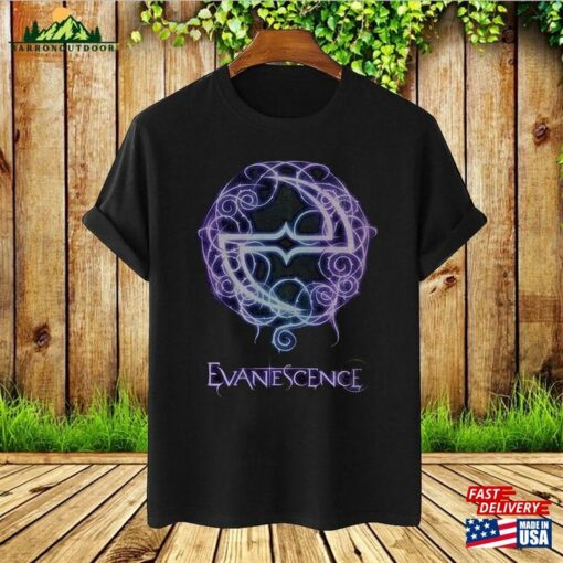 Evanescence Want Purple Logo Classic Gift Shirt Band Vintage Unisex T-Shirt