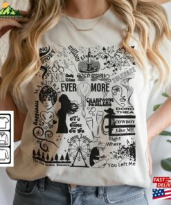 Evermore Eras Tour Track List Shirt Love Story Taylors Version Sweatshirt Classic