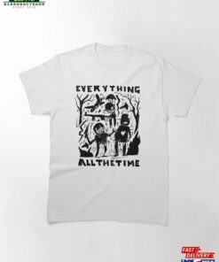 Everything All The Time Idioteque Illustrated Lyrics Classic T-Shirt Sweatshirt