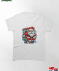 Evil Santa Stealing Your Sh@#! Classic T-Shirt Hoodie