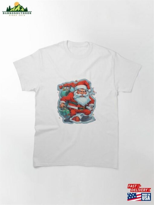 Evil Santa Stealing Your Sh@#! Classic T-Shirt Hoodie