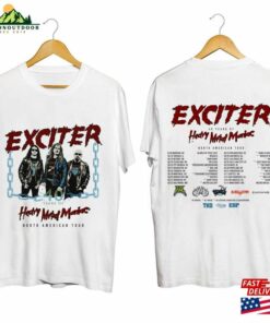 Exciter 40 Years Of Heavy Metal Maniac Tour Shirt Band Fan 2023 Concert Hoodie Sweatshirt