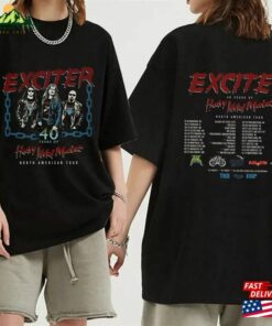 Exciter 40 Years Of Heavy Metal Maniac Tour Shirt Band Fan 2023 Concert Hoodie Unisex Exciter 40 Years Of Heavy Metal Maniac Tour Shirt Band Fan 2023 Concert Hoodie Unisex