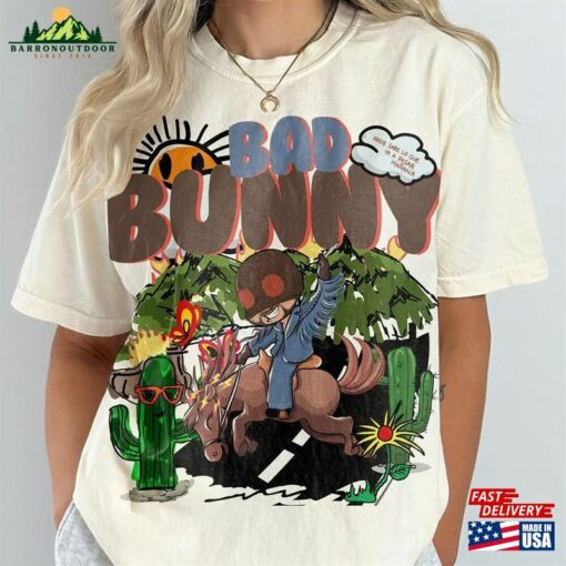 Exclusive Bad Bunny Concert Shirt Nadie Sabe Lo Que Va A Pasar Manana Monaco Classic T-Shirt