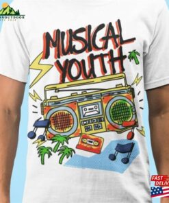 Exclusive Retro Tees Official Musical Youth Tropical Boombox T-Shirt By Famous Forever Unisex Men’s Women’s Top Classic Hoodie
