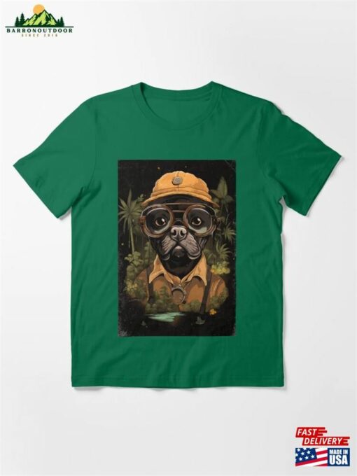 Explorer Frenchie Adventure Essential T-Shirt Unisex Classic